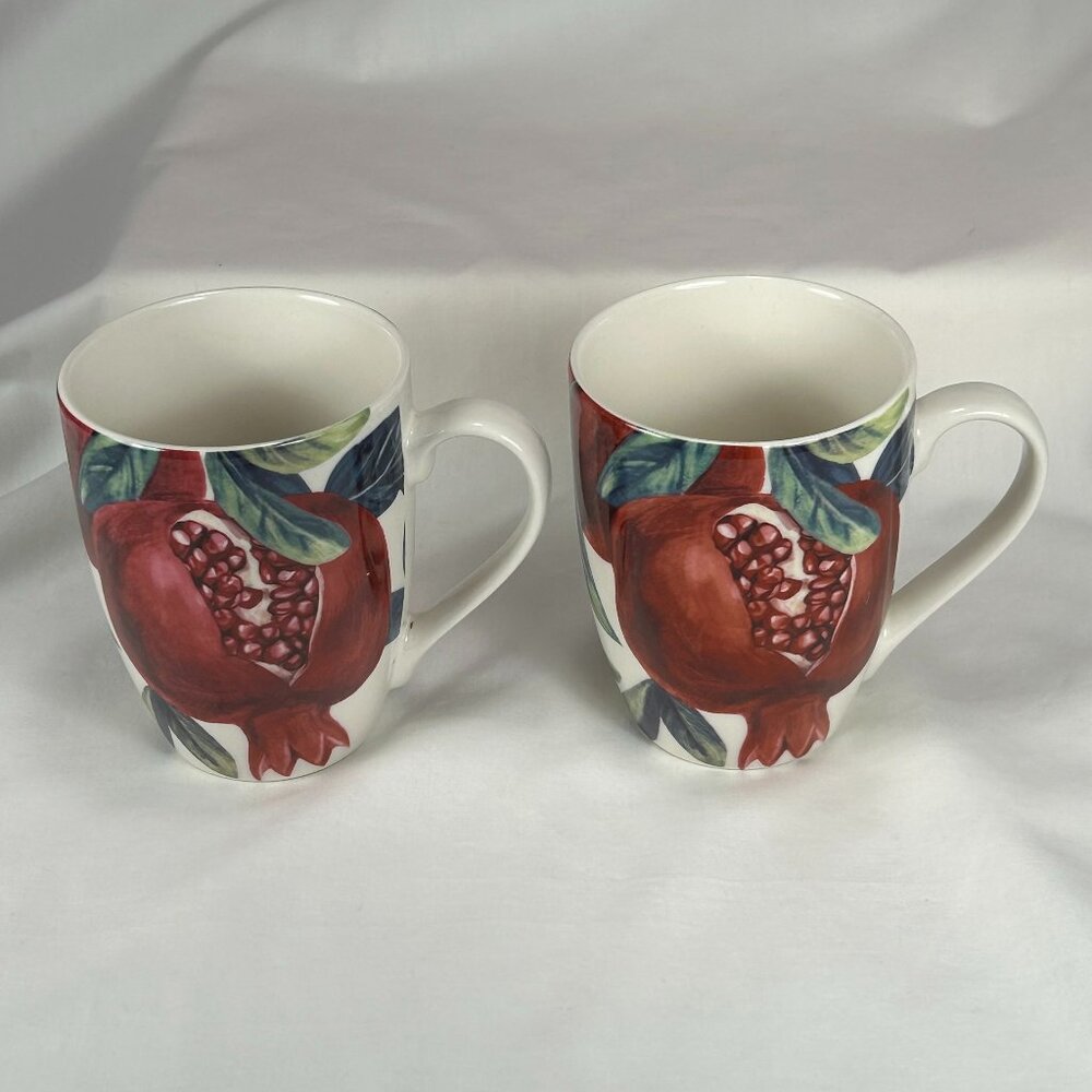 pair of colorful coffee mugs, abbott